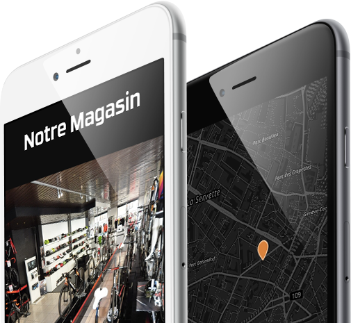 Mobile view design for Bosbikes