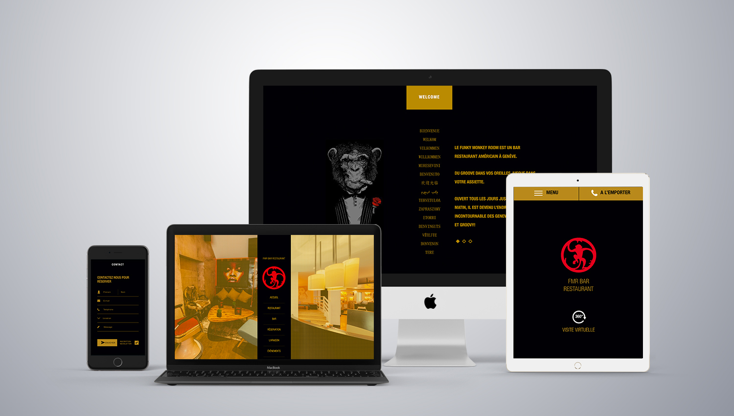 Web design desktop view for FMR Bar 1 by 8 Ways