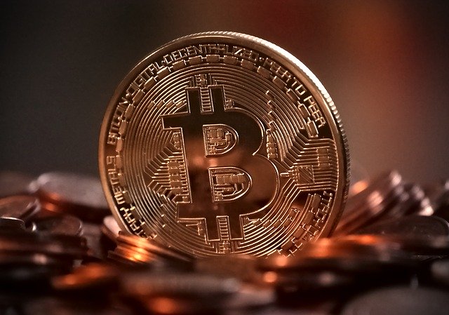 close up of a Bitcoin