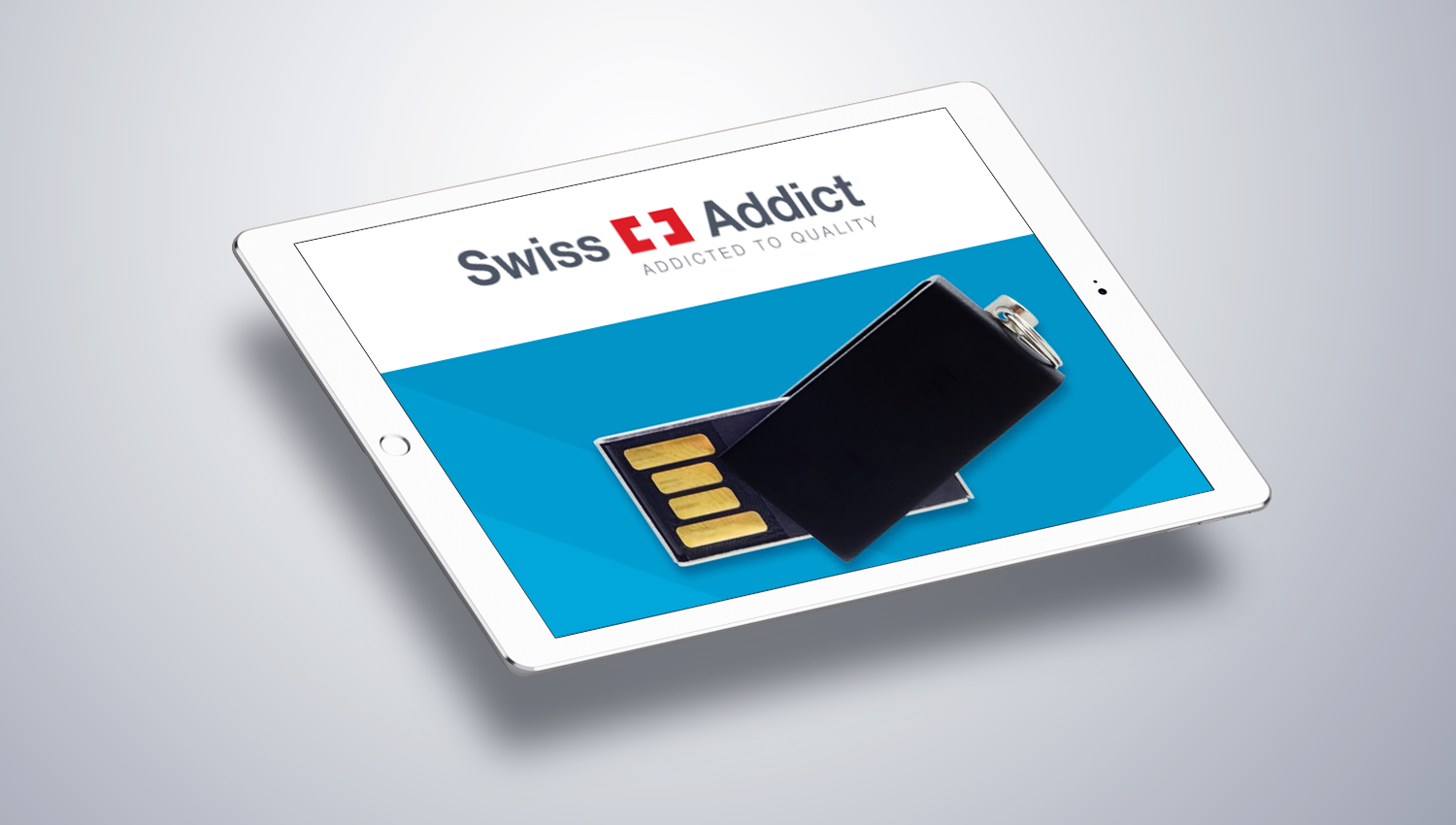 Web design tablet view for Swiss Addict 2  by 8 Ways