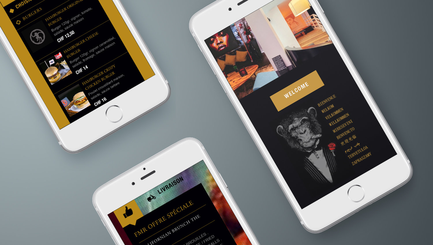 Web design mobile view for FMR Bar 3 by 8 Ways