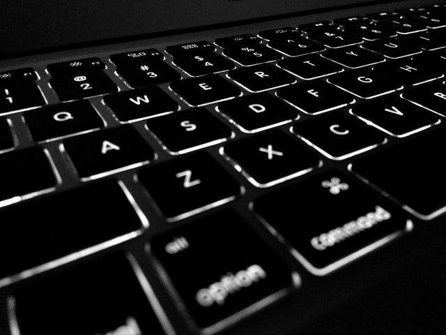 Close up of keyboard 