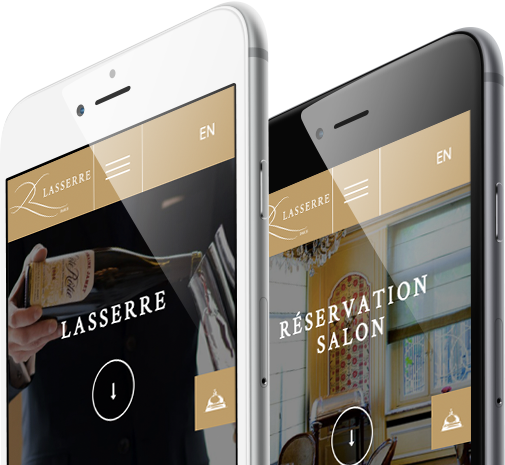 Restaurant Lasserre Mobile View by 8 Ways Media SA