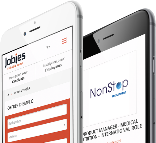 Mobile view design for Jobies