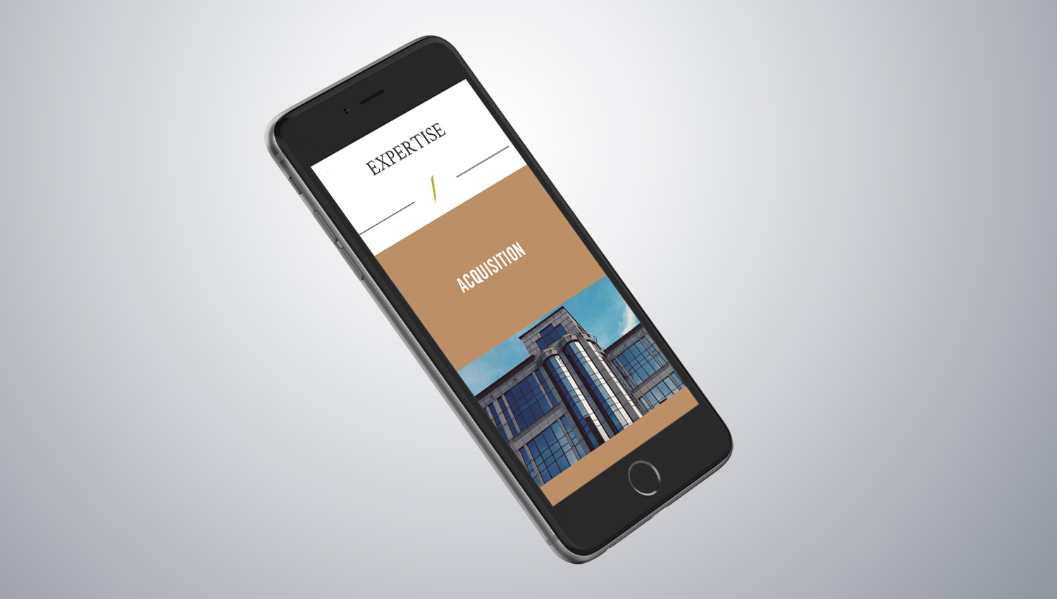 Web design mobile view for Curzon Land by 8 Ways