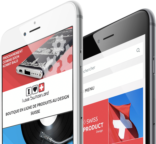 Mobile view design for Swiss Addict