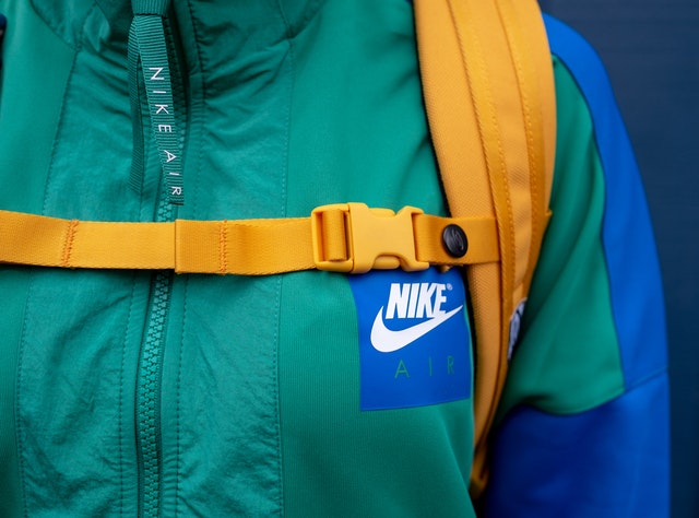 Green and Blue Nike Jacket Green and Blue Nike Jacket