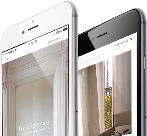 La Réserve Paris Apartments Responsive Web Design La Réserve Paris Apartments by 8 Ways Media