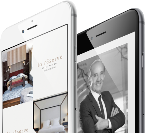 Michel Reybier Mobile and Responsive view by 8 Ways Media SA