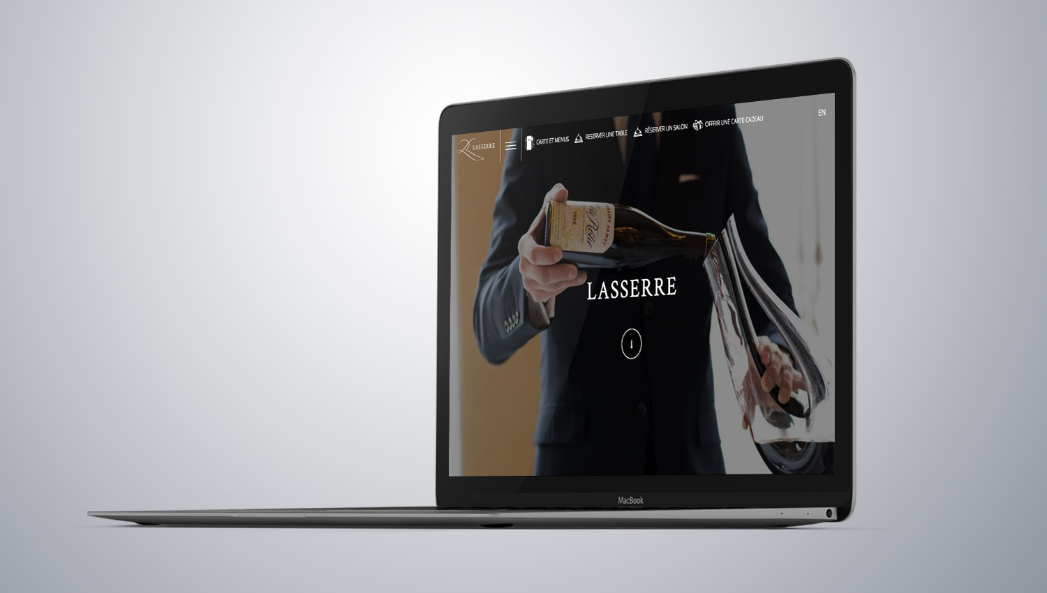 Restaurant Lasserre 1 Web Design Mockup