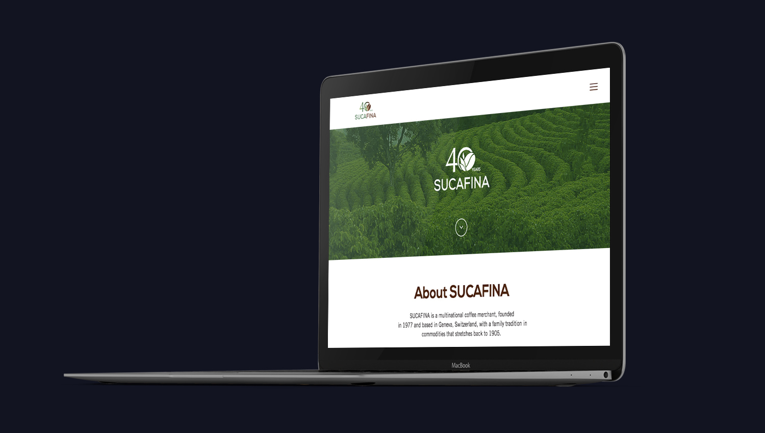 Webdesign for Sucafina by 8 Ways Media SA