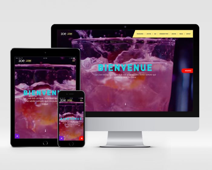 8 Ways Media Designs Engaging Website for Zoe Live Bar